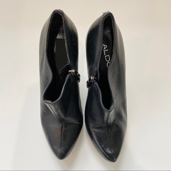 Aldo leather covered/hidden platform heels - Picture 2 of 7